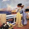 Femmes au bord de mer oeuvre de Daniel Trammer