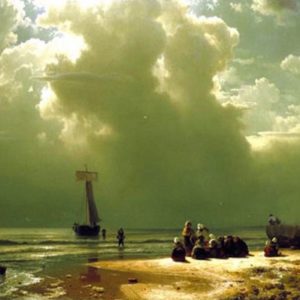 Le débarquement bord de mer oeuvre de daniel trammer